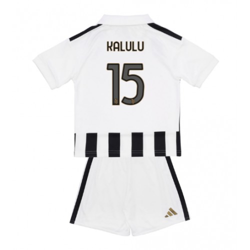 Juventus Pierre Kalulu #15 Domaci Dres za Dječji 2026-27 Kratak Rukavima (+ kratke hlače)